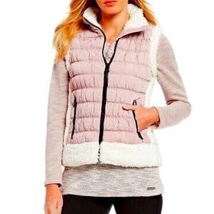 Calvin Klein sherpa puffy vest